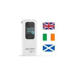AlcoSense Lite 2 Breathalyser / Alcohol Tester for UK, Ireland and Scotland / CE Approved Alcohol Detector & Home Breathalyzer