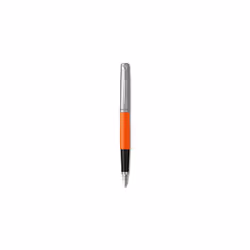 Parker Jotter Originals Fountain Pen | Classic Orange Finish | Medium Nib | Blue & Black Ink