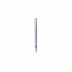 Parker Vector XL Fountain Pen | Metallic Silver-Blue Lacquer on Brass | Medium Nib with Blue Ink Refill | Gift Box