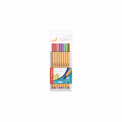 Fineliner - STABILO point 88 - Pack of 8 - Assorted Colours