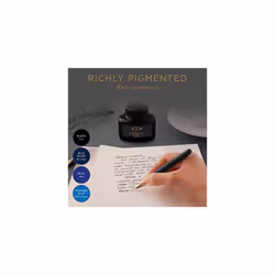 Parker Fountain Pen Ink Bottle | Blue-Black QUINK Ink | 57 ml Fountain Pen Refill