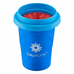 Chill Factor 08007 ChillFactor Blueberry Bonanza-Reusable, Homemade Squeeze Cup slushy Maker Kitchen Toys, Blue