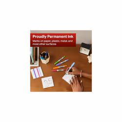 Sharpie Twin Tip Permanent Markers | Fine & Ultra-Fine Points | Assorted Colours | 8 Count