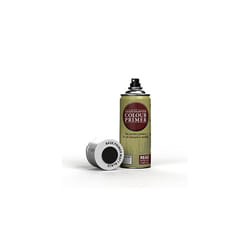 The Army Painter Base Primer Matt Black, 400 mL Acrylic Spray Primer, Spray Paint Basecoat for Miniature Priming, Tabletop Roleplaying, Boardgames,