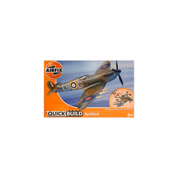Airfix QUICKBUILD Spitfire Aircraft Model Kit - Construction Toys for 6+ Year Old Boys - Airplane Starter Kit for Kids - Easy ...