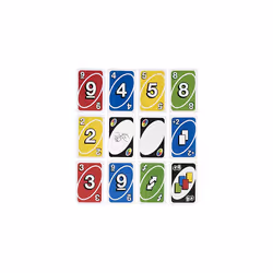 UNO Deluxe Card Game for with 112 Card Deck, Scoring Pad and Pencil, Kid Teen & Adult Game Night for 2 to 10 Players, Makes a Great Gift for 7 Year