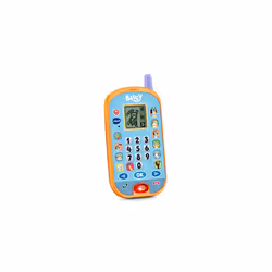VTech Bluey Ring Ring Learning Phone, Official Bluey Toy, Interactive Role Play Phone, Toy Phone with Voice Activation, Games & Numbers, Educational