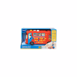 VTech Playtime Bus with Phonics, Educational Toy for Children with Letters, Phonics & the Alphabet, Over 100 Interactive Curriculum Questions, Kids