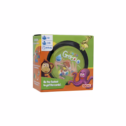 IDEAL | Grabolo Junior: the fast paced matching card game | Card Games | Travel Games | For 3-5 players | Ages 4+
