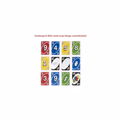 UNO Card Game for Kids and Families in Collectible Tin with 112 Cards and Instructions, Makes a Great Gift for 7 Year Olds and Up, HGB63
