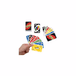 UNO Card Game for Kids and Families in Collectible Tin with 112 Cards and Instructions, Makes a Great Gift for 7 Year Olds and Up, HGB63