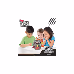 TOMY Pop Up Trex Classic Children's Action Game, Family & Preschool Kids Game, Jurassic World Games, Action Game for Children 4, 5, 6, 7, 8 Year Old