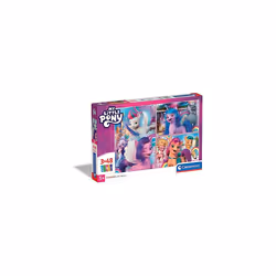 Clementoni 25275 3x48pcs Supercolor Little Pony-3 X 48-Piece Jigsaw Puzzle for Kids Age 4, Multicolor, Medium