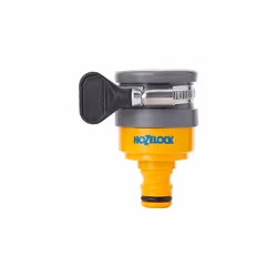 HOZELOCK - Indoor Tap Connector Round ? 20mm -24mm : For Modern Threadless Kitchen Taps, Adjustable Stainless Steel Collar, E ...
