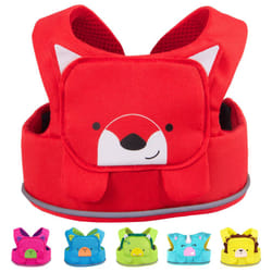 Trunki ToddlePak - Fuss Free Baby Walking Reins And Toddler Safety Harness ? Felix Fox (Red)