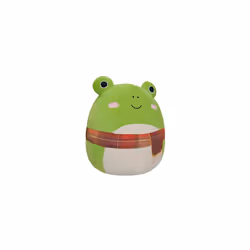 Squishmallows SQCR04581 Wendy - Green Frog W/Plaid Scarf 12"