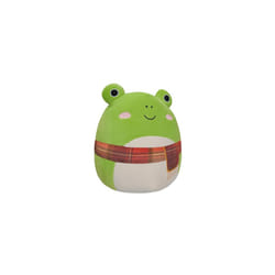 Squishmallows SQCR04581 Wendy - Green Frog W/Plaid Scarf 12"