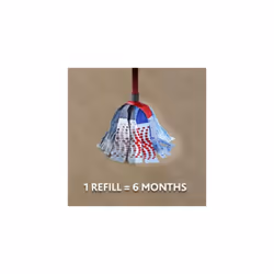 Vileda SuperMocio 3Action XL Mop Refill, Pack of 2 SuperMocio 3 Action Mop Head Replacements, Fits all SuperMocio Mops, Authentic Vileda Mop Head