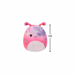 Squishmallows Original 7.5" Loraly - Winking Pink and Purple Alien - Add Loraly to your Squad, Ultrasoft Stuffed Animal Plush Toy, Official Kellytoy