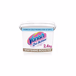 Vanish Gold Oxi Action Laundry Booster and Stain Remover Powder for Whites 2.4kg, Removes Tough Stains Even at 20?, For White ...