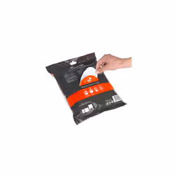 Brabantia PerfectFit Bin Liners Size J (23 Litre), White,115608 Thick Plastic Trash Bags with Tie Tape Drawstring Handles (40 Bag)