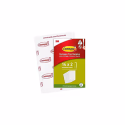 Command Picture Hanging Strips, Value Pack - 14 x 2 Narrow Adhesive Strips - Ideal For Hanging Pictures with Thin Frames - Da ...
