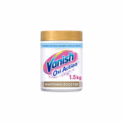 Vanish Gold Oxi Action Laundry Booster and Stain Remover Powder for Whites 1.5kg, Removes Tough Stains Even at 20?, For White ...