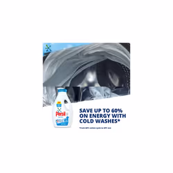 Persil Non Bio Laundry Washing Liquid Detergent 100% recyclable bottle tough on stains, gentle next to sensitive skin 53 wash 1.431 L