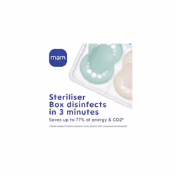 MAM Original Soother 6+ Months (Pack of 2), Baby Soother Made from Sustainable Material, SkinSoft Silicone Teat, with MAM Soother Case, Cream (Designs