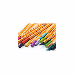 Fineliner - STABILO point 88 - Pack of 25 - Assorted Colours