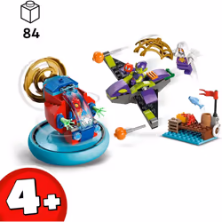 LEGO Marvel Spidey and his Amazing Friends Spidey vs. Green Goblin Super Hero Building Toy with Minifigures, Gift for 4 Plus Year Old Kids