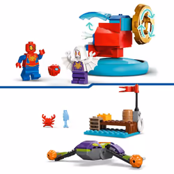 LEGO Marvel Spidey and his Amazing Friends Spidey vs. Green Goblin Super Hero Building Toy with Minifigures, Gift for 4 Plus Year Old Kids