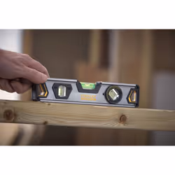 Stanley XTHT0-42495 "Torpedo Pro" Aluminium Spirit Level, Black, 23 cm