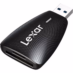 Lexar Multi-Card 2-in-1 USB 3.1 Reader, Up to 312MB/s for UHS-I UHS-II SD Card and Micro SD Card, Compatible with USB 3.0/2.0