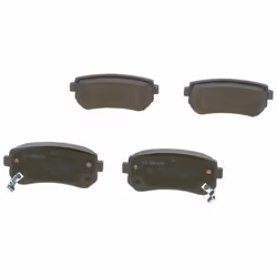 Bosch BP1051 - Brake Pads Car Rear Axle - Bosch Quality - Reduced Noise and Dust - ECE-R90 Certified - Copper-Free - 1 Set of 4 pads
