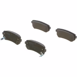 Bosch BP1051 - Brake Pads Car Rear Axle - Bosch Quality - Reduced Noise and Dust - ECE-R90 Certified - Copper-Free - 1 Set of 4 pads