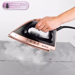 Steam Generator Iron, Detachable 1.2L Water Tank, Smooth Glide Soleplate, Powerful Steam Burst, Vertical Steam, 2400W, Rose G ...