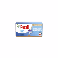 Persil 3 in 1 Non Bio Washing Capsules laundry capsules that are gentle next to sensitive skin with recyclable, plastic-free ...