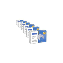 Rapesco 1735 Business Pack: 26/6mm Galvanised Staples, 6 Boxes of 5000