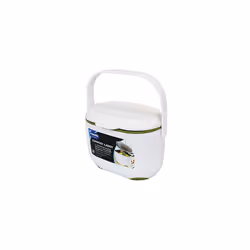 Addis 515465 2.5L Kitchen Compost Caddy, White/Green