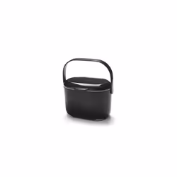 Addis 515630 2.5 Litre Kitchen Compost Caddy, Black/Grey, 2.5L