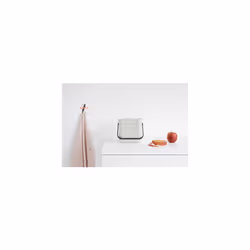 Brabantia - Sort & Go Waste Bin 3L - Small Recycling Bin - Stay Open Lid - Carry Handle - Easy to Clean - for Worktop or Under Kitchen Counter - Food