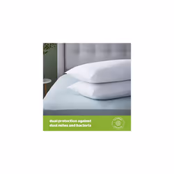 Silentnight Anti Allergy Firm Pillows 2 Pack ? Firm Support Pillows with Fibre Core Ideal for Side Sleepers and Neck and Shoulder Pain Relief ?