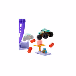 Disney and Pixar Cars On The Road Showtime Loop Playset with Ivy Monster Truck, Launcher and Movable Target, Toy Gift for Kids, HGV73