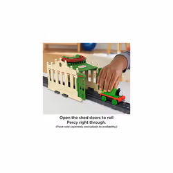 AB Gee abgee 900 GWX08 EA Thomas Push Along-Connect & Go Tidmouth Shed, Multicolour