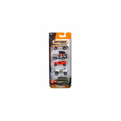 Matchbox 5-Pack of 1:64 Scale Vehicles, 5 Toy Car Collection of Real-World Replicas for Kids 3 Years Old & Up, C1817