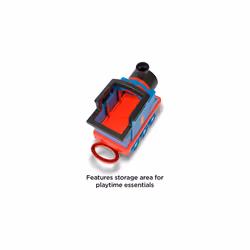 ?Fisher-Price Thomas & Friends Biggest Friend Thomas pull-along toy train engine with storage for preschool kids ages 2 years and older, HHN32