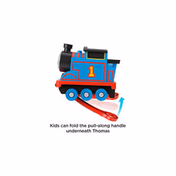 ?Fisher-Price Thomas & Friends Biggest Friend Thomas pull-along toy train engine with storage for preschool kids ages 2 years and older, HHN32
