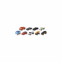 Matchbox 9-Pack Vehicles, Collection of 9 1:64 Scale Die-Cast Toy Cars Featuring Real-World Replicas of Recognizable Vehicles ...