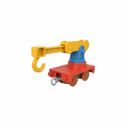 Fisher-Price Thomas & Friends Fix ?em Up Friends motorized vehicle set with toy train engine and crane for kids ages 3 years and up, HHN43